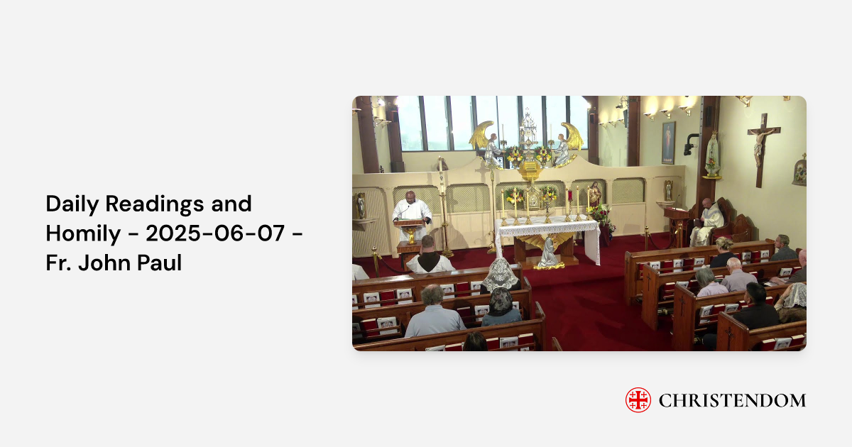 Ewtn Com Daily Readings