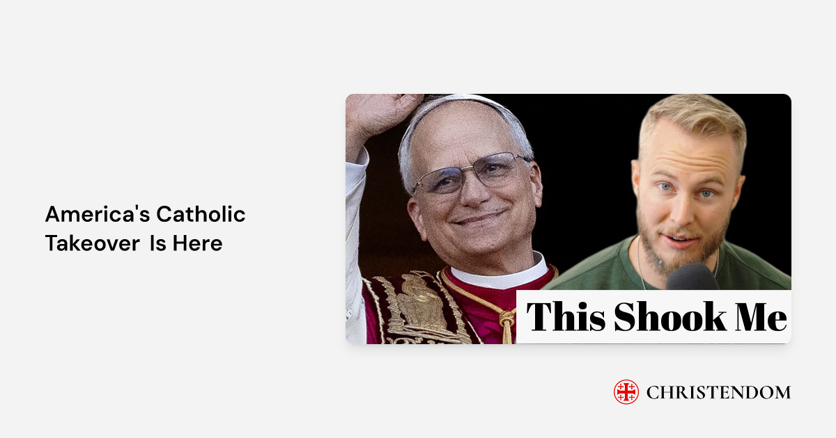 America's Catholic Takeover Is Here - Cameron Riecker | Christendom
