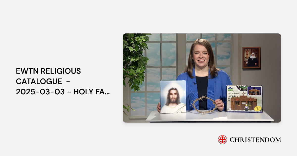 EWTN RELIGIOUS CATALOGUE 20250303 HOLY FACE BROWN WOOL SCAPULAR