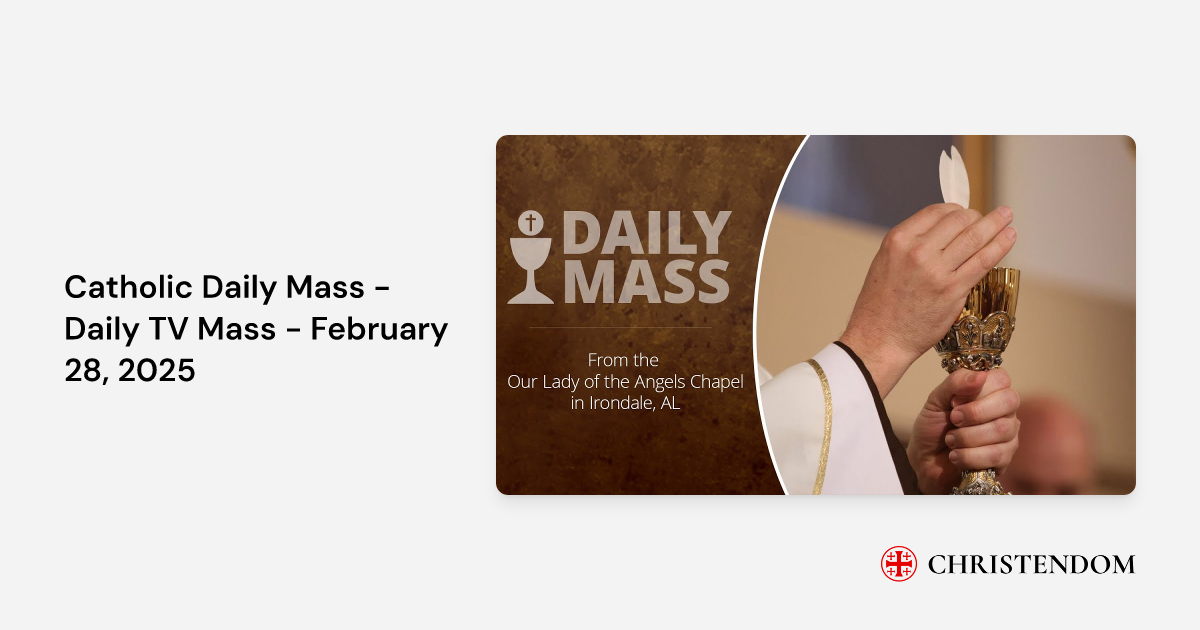 Mass Schedule On Ewtn