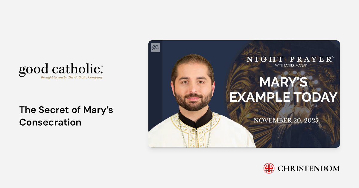 Catholic Secret Code The Secret of Mary’s Consecration - Good Catholic | Christendom